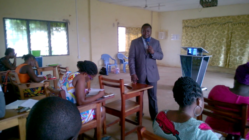 Bible Class Session at College of Health, Kintampo