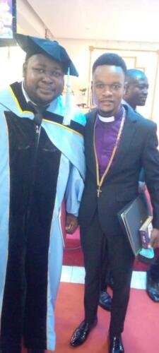 Prophet Dr. Prince with Rev. Godwin 