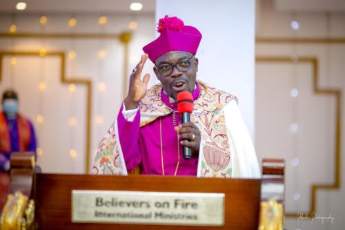 His Grace Bishop Koffy Oko-Adjei (Chairman, College of Bishops Action Chapel Int)