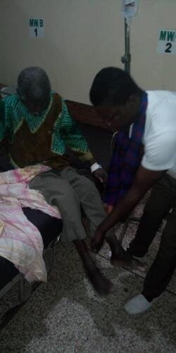 Student Samuel Effah Konadu releasing the healing power of God (4)