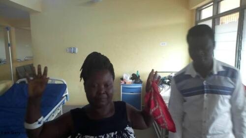 Student Samuel Effah Konadu releasing the healing power of God (5)