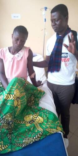 Student Samuel Effah Konadu releasing the healing power of God (6)