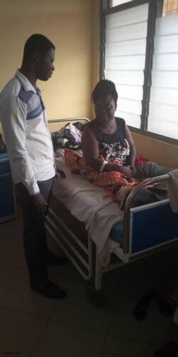 Student Samuel Effah Konadu releasing the healing power of God (8)