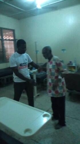 Student Samuel Effah Konadu releasing the healing power of God (12)