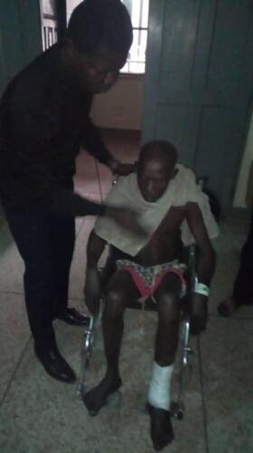 Student Samuel Effah Konadu releasing the healing power of God (11)