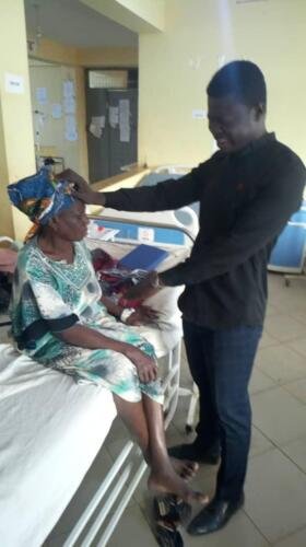 Student Samuel Effah Konadu releasing the healing power of God (14)