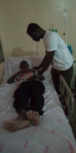 Student Samuel Effah Konadu releasing the healing power of God (13)