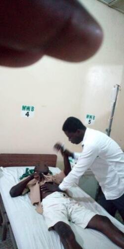 Student Samuel Effah Konadu releasing the healing power of God (16)